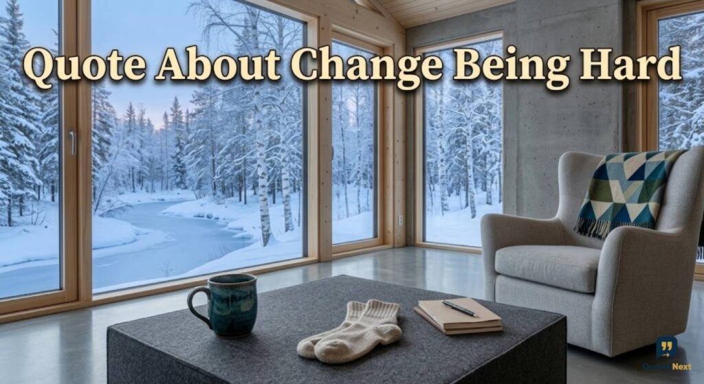 Quote About Change Being Hard
